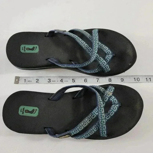 Teva Olowahu Mush Flip Flop Sandals - 7 - Picture 9 of 9